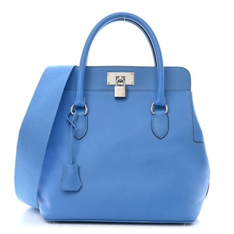 hermes 87205232952946|HERMES Swift Toolbox 26 Bleu Paradis 1402445 .